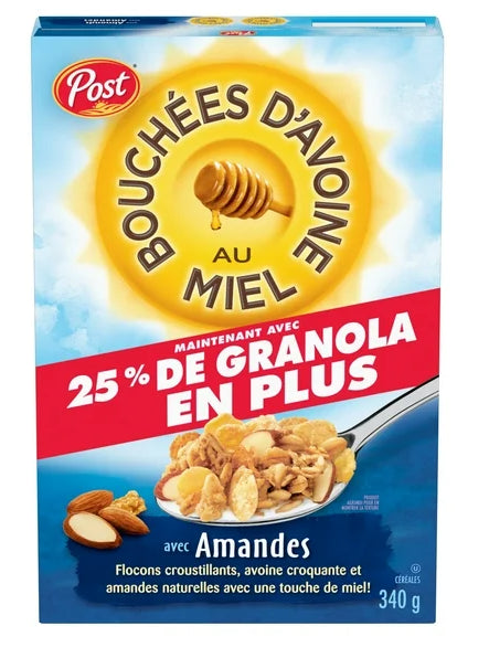 Post Honey Bunches of Oats With Almond Cereal, 340g