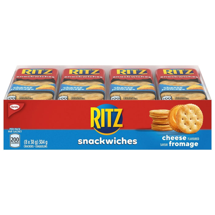 Ritz Snackwich Crackers Cheese Flavour (8x38g) 304g/10.7oz