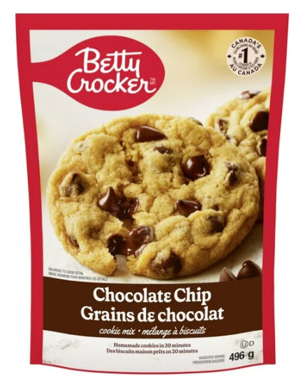 Betty Crocker Cookie Mix, Chocolate Chip, 22 Servings, 496g