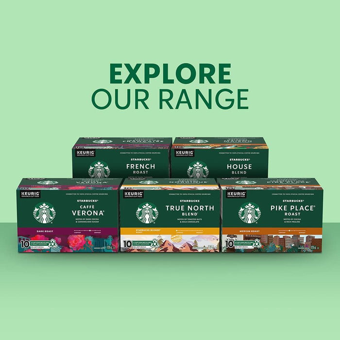 Starbucks Single-Serve Coffee K-Cup, Pike Place, Carton Of 24