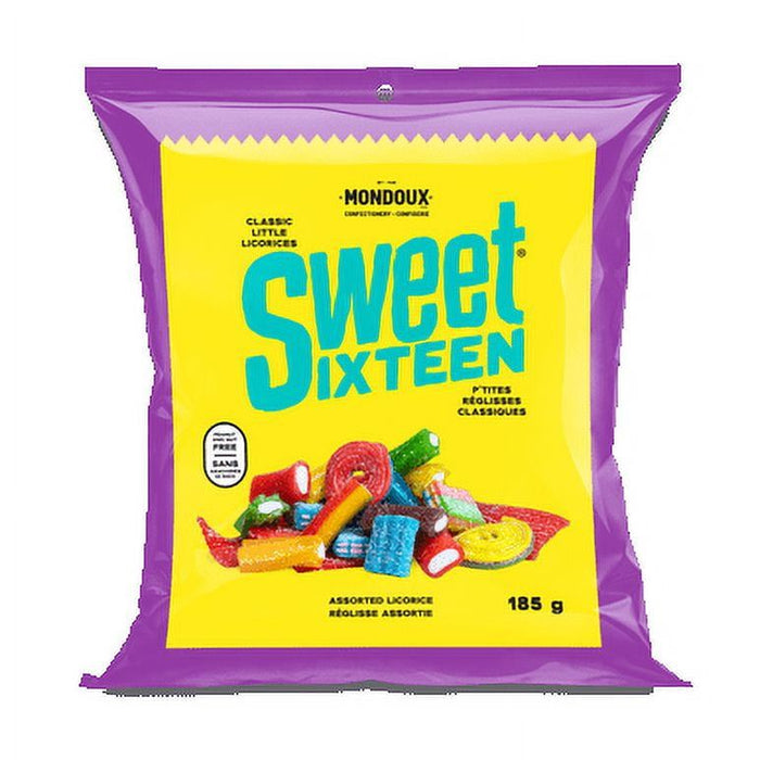 Mondoux Sweet Sixteen Assorted Licorice Candies, 185g/6.5oz