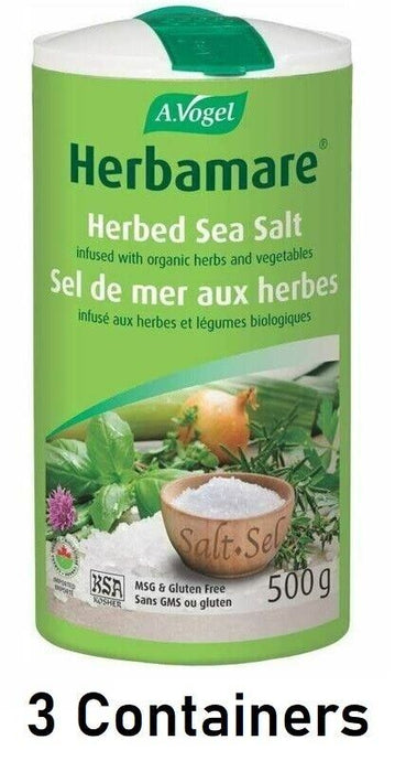 Vogel Original Herbamare Herbed Sea Salt Large 1.1 LB/ 500g Each 3 Containers