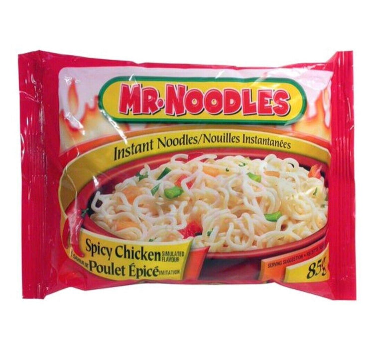 Mr. Noodles Spicy Chicken Flavor Instant Noodles 85g Each 24 Packs