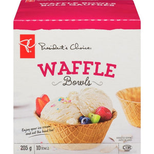 President's Choice Waffle Bowls, 205g