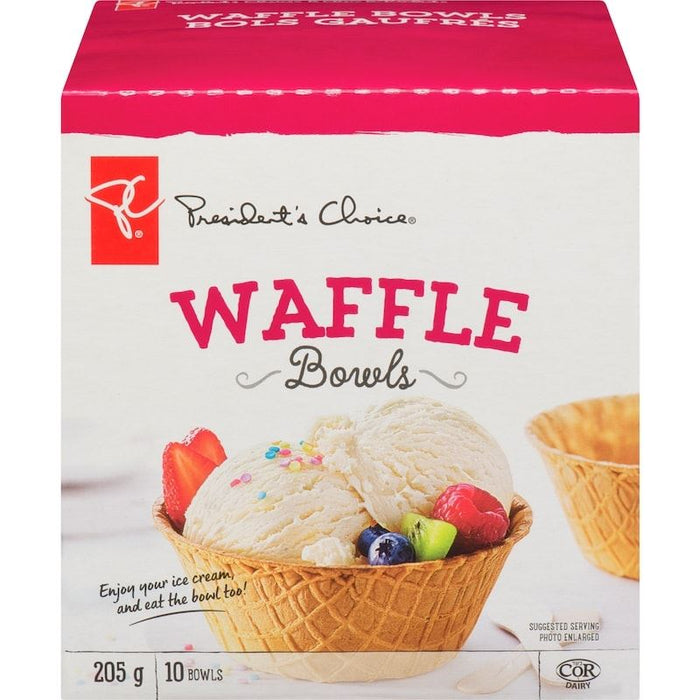 President's Choice Waffle Bowls, 205g