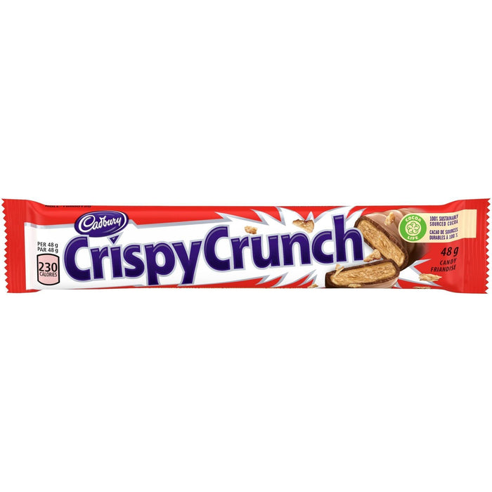 Cadbury Crispy Crunch Candy 48g Each 4 Full Size Bars