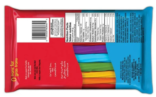 TWIZZLERS Twists Rainbow Licorice Candy, 350g