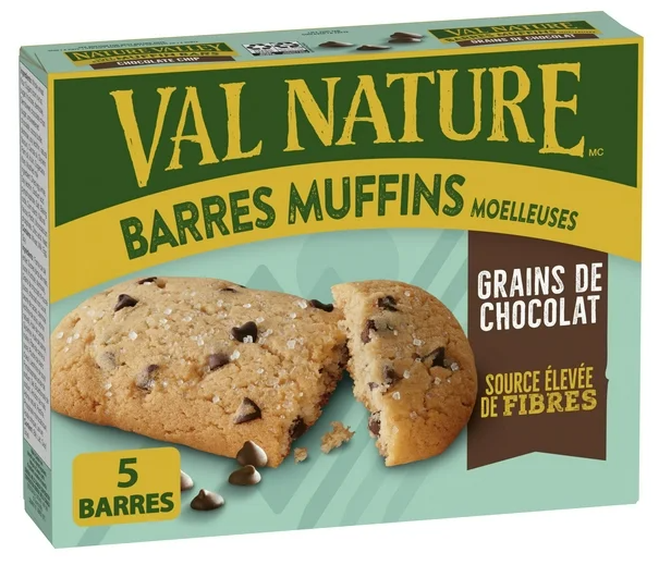 Nature Valley Soft Baked Muffin Bars Chocolate Chip, 5 Bars x 35g, 175g