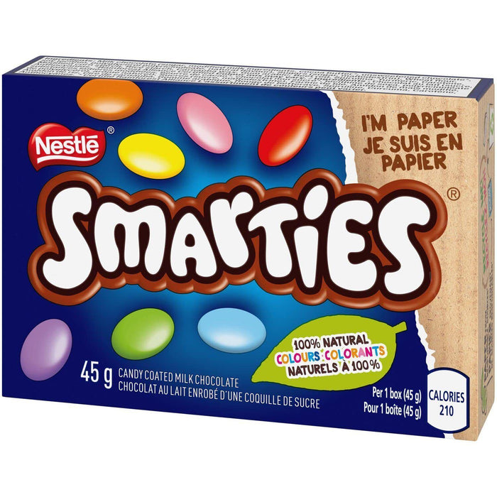 NESTLE SMARTIES 24 Count 45g BOXES (CASE) {Canadian Product}