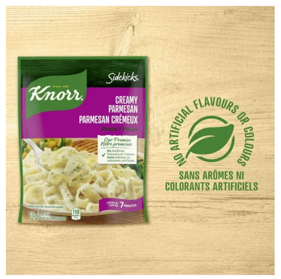 Knorr Sidekicks Creamy Parmesan Pasta Side Dish, 124g