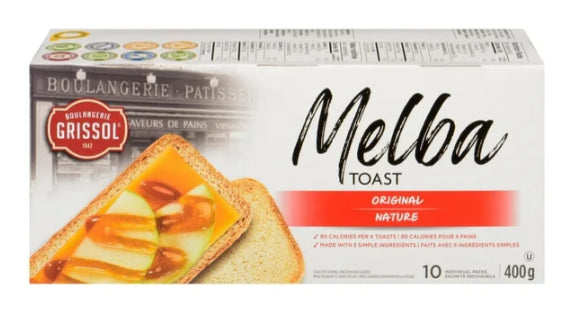 Boulangerie Grissol Melba Toast Plain, 10pc, 400g