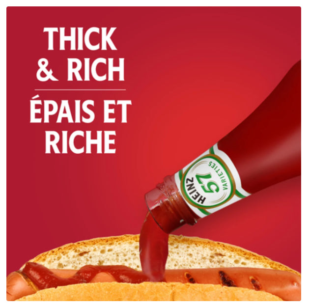 Heinz Tomato Ketchup Glass Bottle 375ml