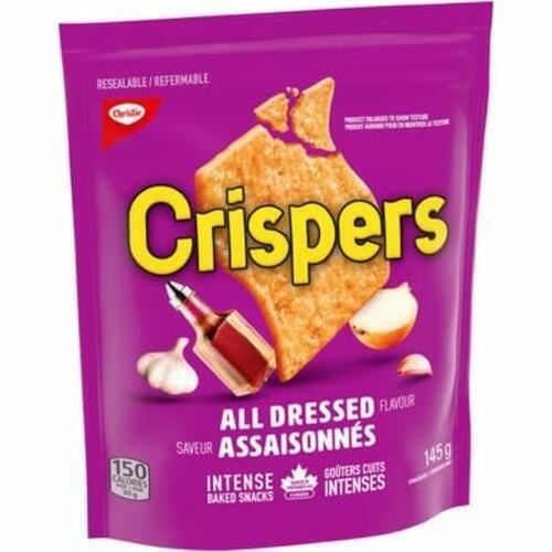 Christie Crispers, All Dressed Crackers, 145g/5.1oz