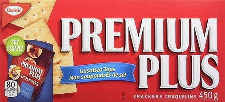 Christie Premium Plus Unsalted Crackers, 450g/15.9oz