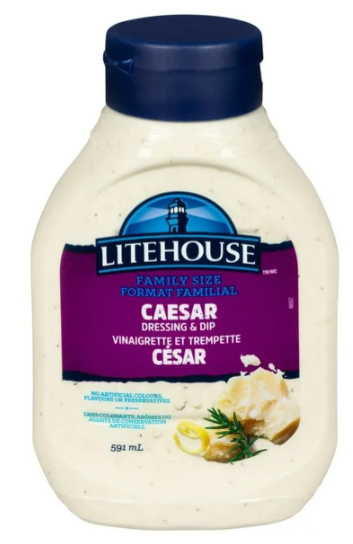 Litehouse Caesar Dressing and Dip, 591mL