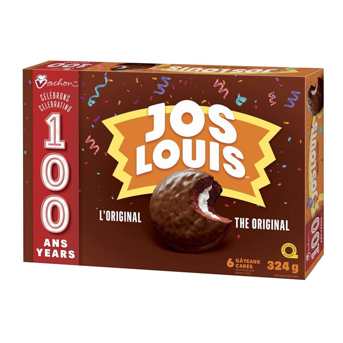 Vachon FAMOUS Jos Louis Snack Cakes 11.4oz Box