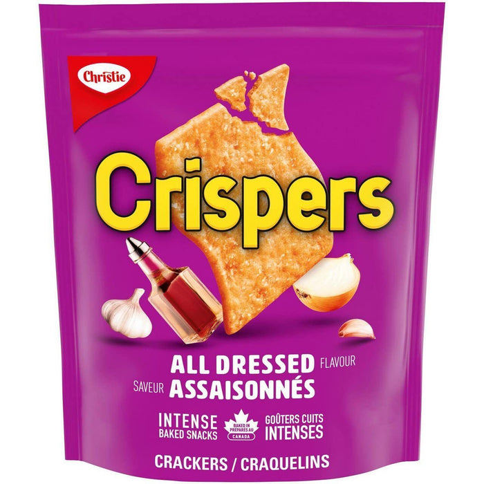 Christie Crispers, All Dressed Crackers, 145g/5.1oz