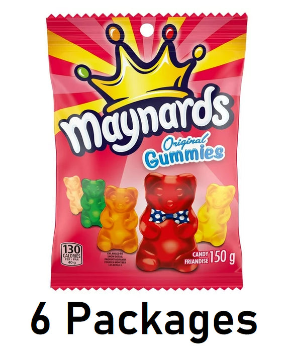 Maynards Original Gummies 150g Each 6 Packages