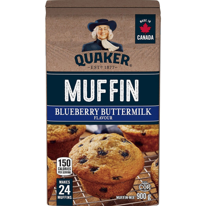 Quaker Muffin Mix Blueberry 900g/2lb 12 BAGS (MAKES 288 MUFFINS)