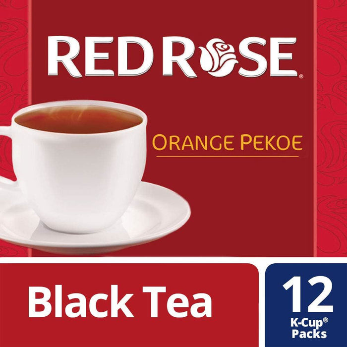 Red Rose Orange Pekoe Tea Keurig K-Cup Pods 12 Cups