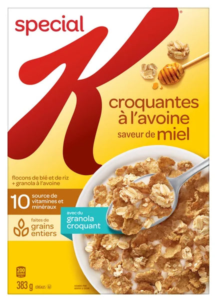 Kellogg's Special-K Oat Crunch Honey Cereal, 383g