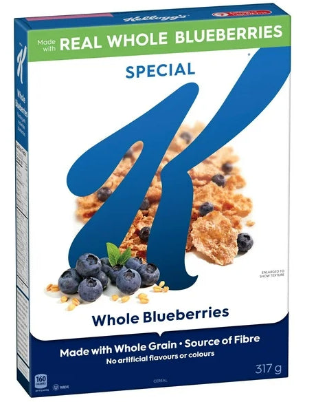 Kellogg's Special K Blueberry Cereal, 317g