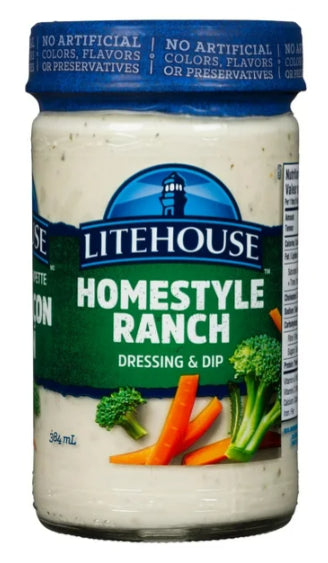 Litehouse Homestyle Ranch Dip, 384ml