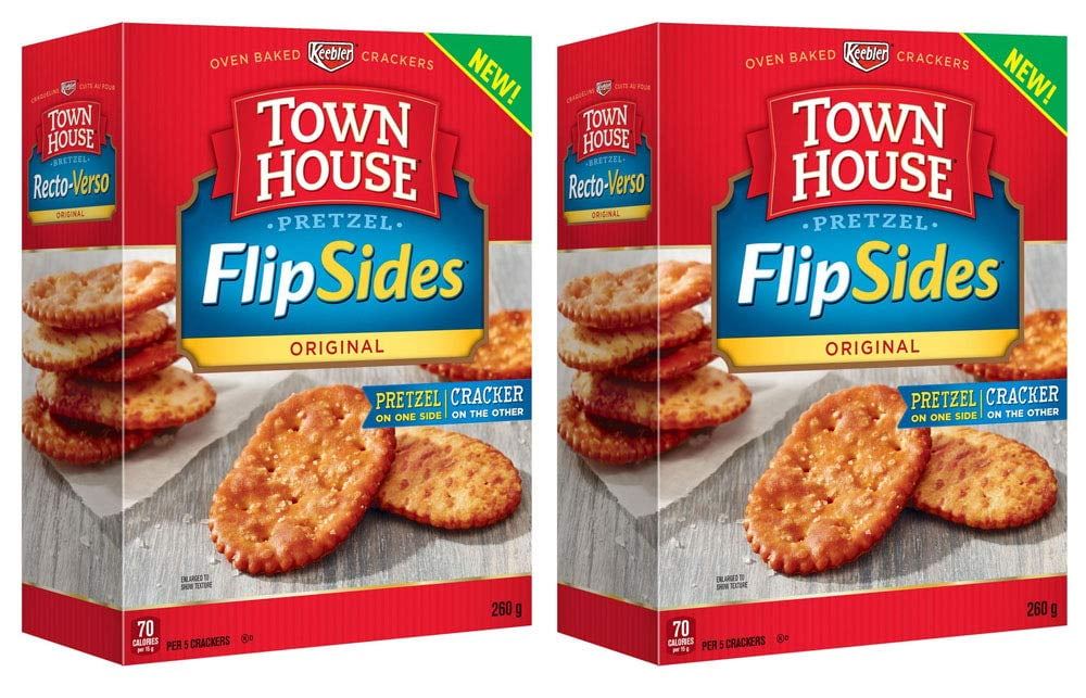 Kellogg's Town House Flipsides Original Cracker, 260g/9.2oz 2-Pack