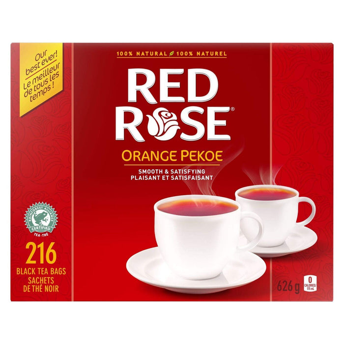 Red Rose Orange Pekoe Tea 216 Count