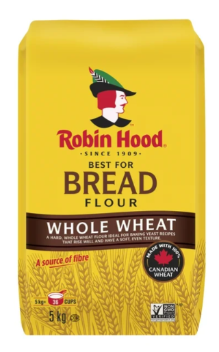 Robin Hood Best For Bread Whole Wheat Flour, 5Kg