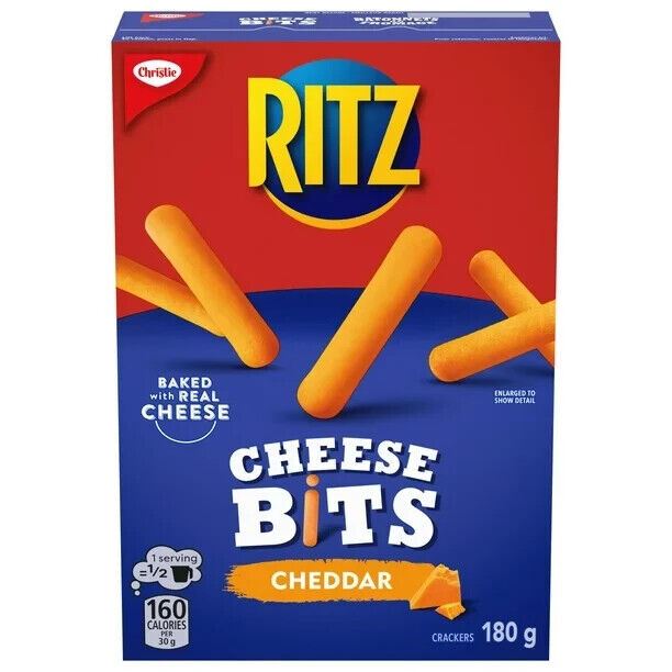 Christie Cheese Bits Crackers 180g Each 10 Boxes