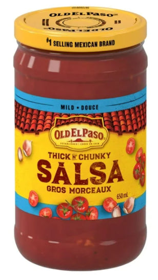 Old El Paso Thick n Chunky Mild Salsa, 650mL