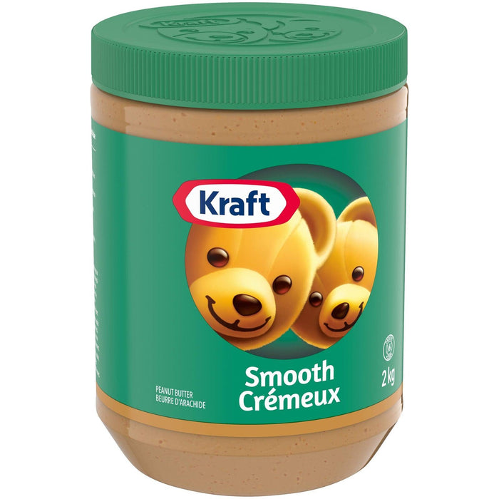 Kraft Peanut Butter Smooth 2 Kg/4.4lbs 6 JARS - CanadaGrocery