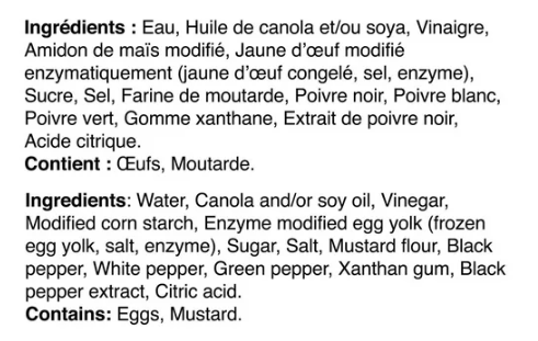 Canton 3 Pepper Fondue and Dipping Sauce, 180mL