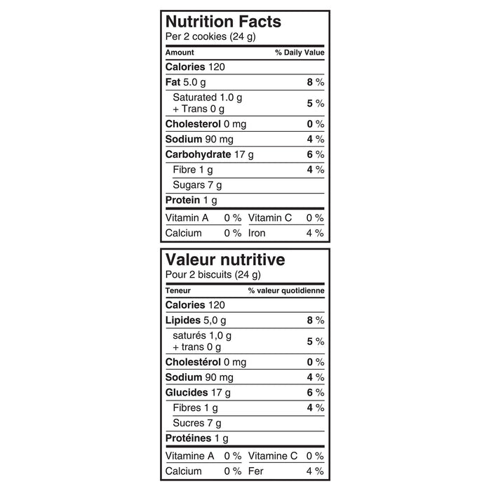 Dad's Family Size Oatmeal Original Cookies, 520g/18.3oz