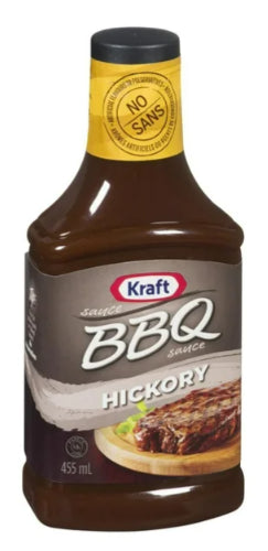 Kraft BBQ Sauce, Hickory, 455ml