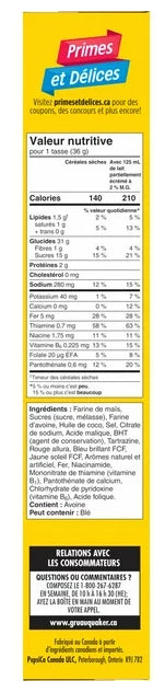 Canadian Cap'n Crunch Crunch Berries Flavor Cereal, 360g