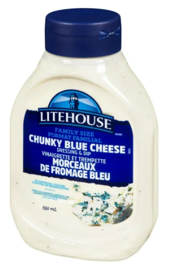 Litehouse Chunky Blue Cheese Dressing and Dip, 591mL