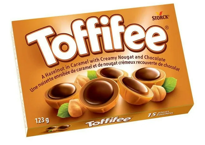 Toffifee Hazelnut in Caramel with Creamy Nougat And Chocolate Candy, 123g