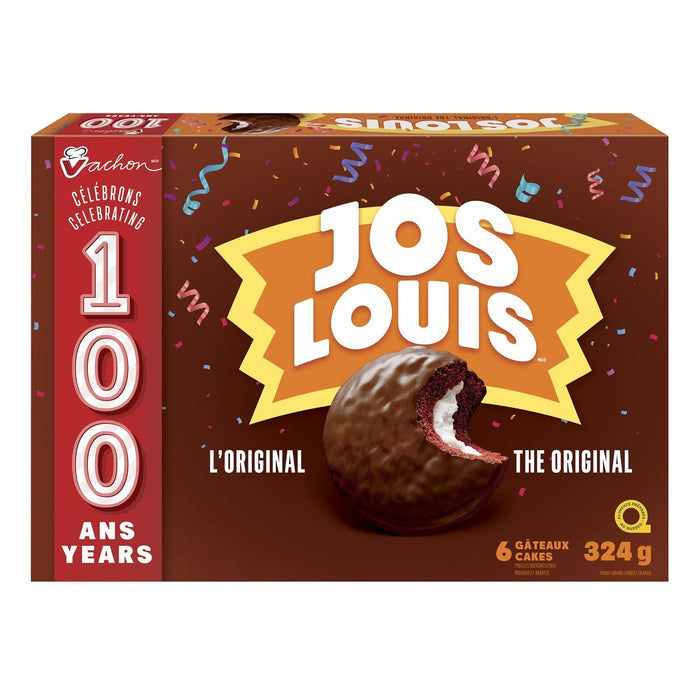 Vachon FAMOUS Jos Louis Snack Cakes 11.4oz Box