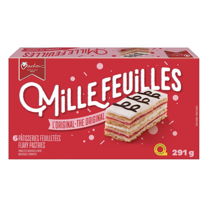 Vachon Mille Feuilles, 6 Flaky Pastries, 10oz