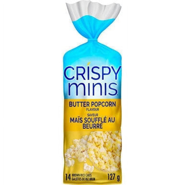 Quaker Crispy Minis Gluten-Free Butter Popcorn Rice Cakes, 127g/4.5oz