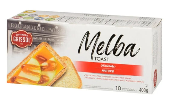 Boulangerie Grissol Melba Toast Plain, 10pc, 400g