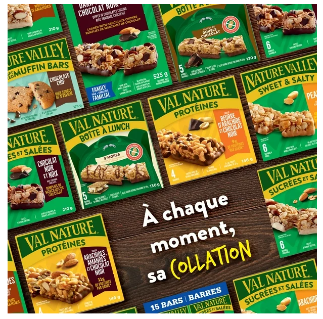 Nature Valley Crunchy Granola Bars, Oats 'n Dark Chocolate, 5ct, 210g - CanadaGroceryStore