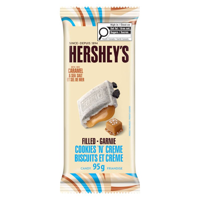 Hershey's Candy with Caramel and Sea Salt Filled Cookies n Creme, 95g