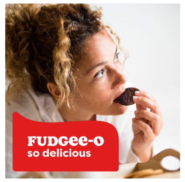 Fudgee-O Sandwich Cookies Chocolatey Creme Filled 303g