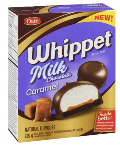 Dare Whippet Cookies Milk Chocolate Covered With Marshmallow Caramel 230g