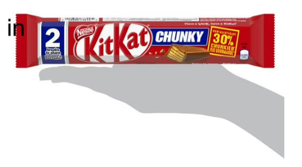 Kit Kat Canada Chunky King Size Chocolate Bar, 85g