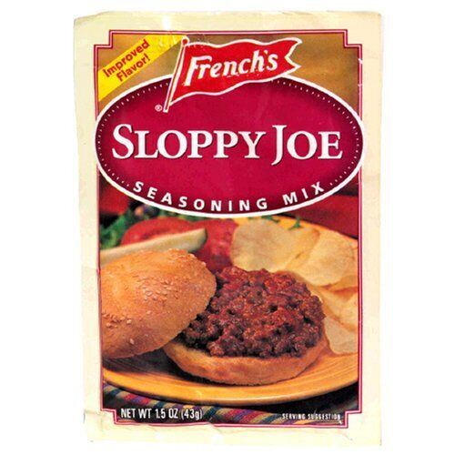 French's Sloppy Joe Seasoning Mix, 1.5oz, 24 PACKS