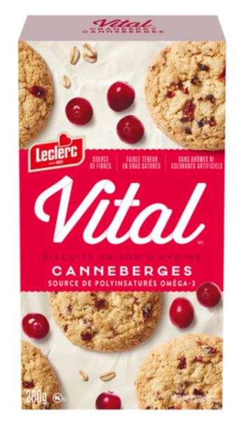 Vital Cookie Oat Bran Cranberry 280g